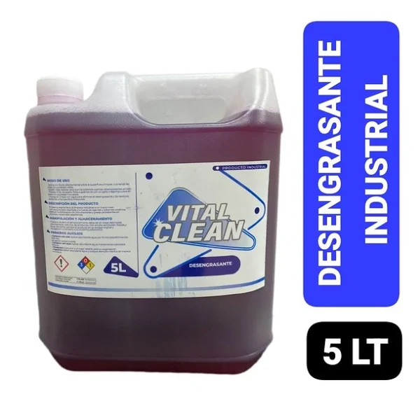 desengrasante industrial vital clean 5litros