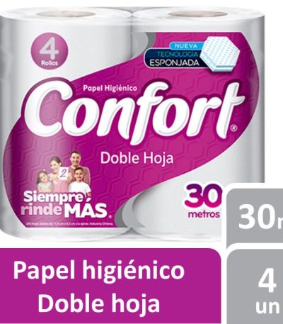 papel higiénico premium swan 4 unidades de 50 metros