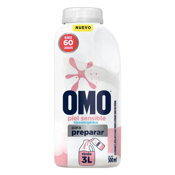 detergente omo ultra power para diluir 500 ml – rinde 3 litros