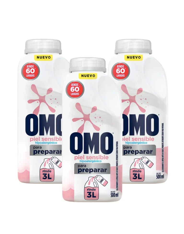 detergente omo ultra power para diluir 500 ml – rinde 3 litros