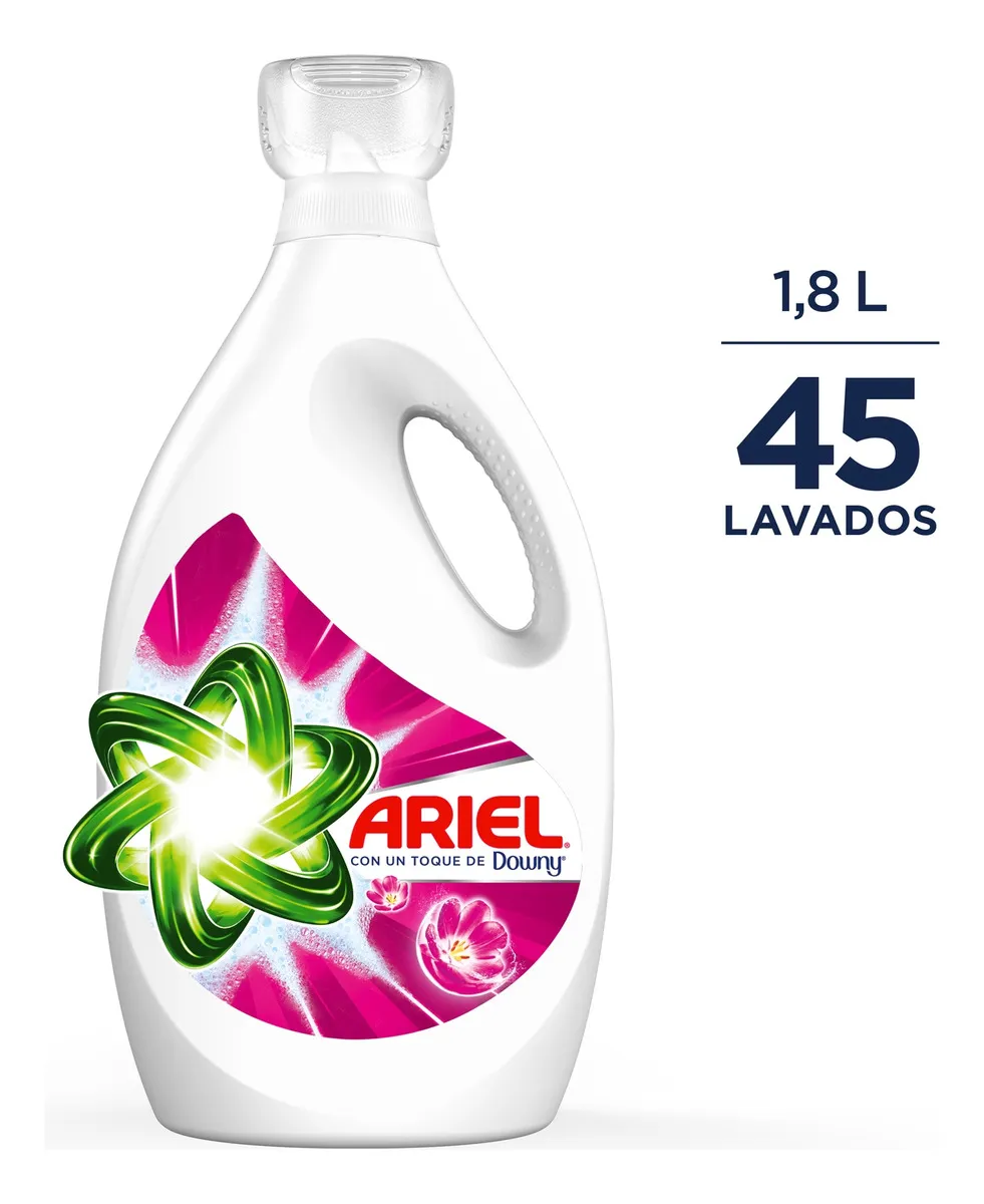 detergente concentrado liquido ariel toque downy – 1,8 litros detergente concentrado liquido ariel toque downy – 1,8 litros