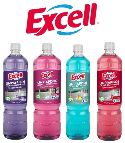 limpiapisos excell 900ml variedades