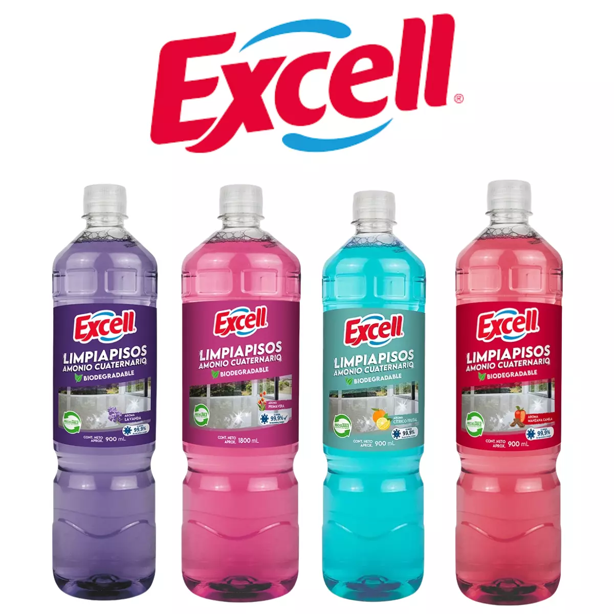limpiapisos excell 900ml variedades limpiapisos excell 900ml variedades