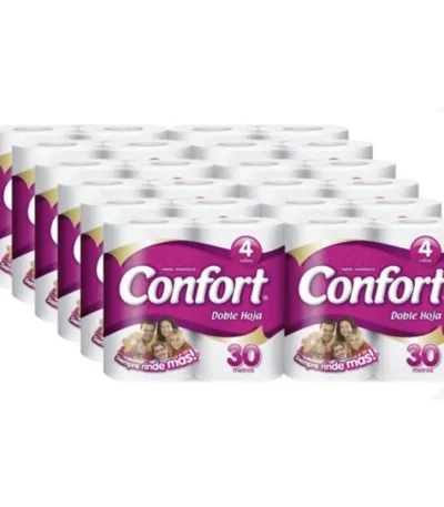 manga papel higiénico confort – 48 rollos de 30 metros