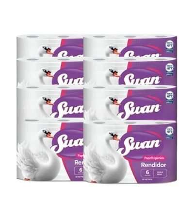 manga papel higiénico swan rendidor 48 unidades 20 metros