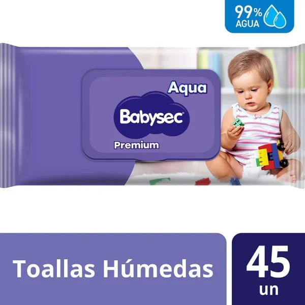 toallitas húmedas babysec premium 45u