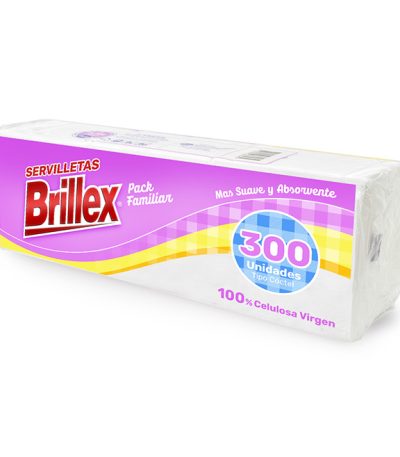 servilletas brillex 300 unidades