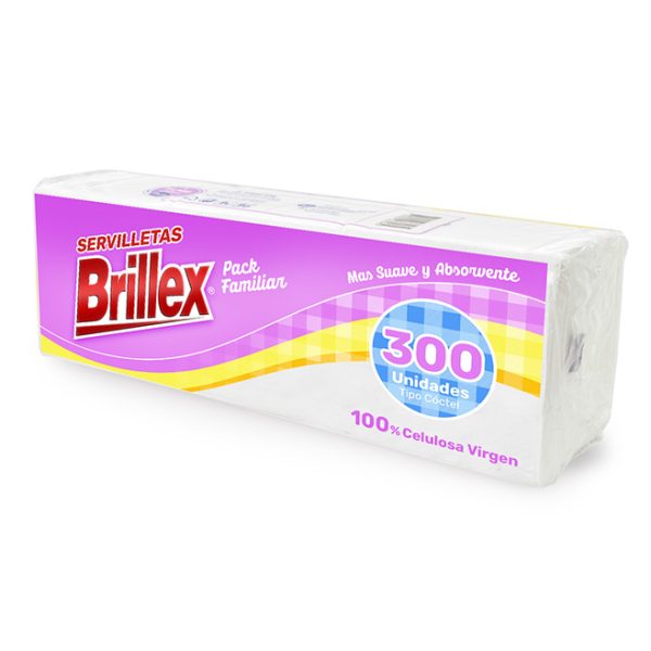 servilletas brillex 300 unidades