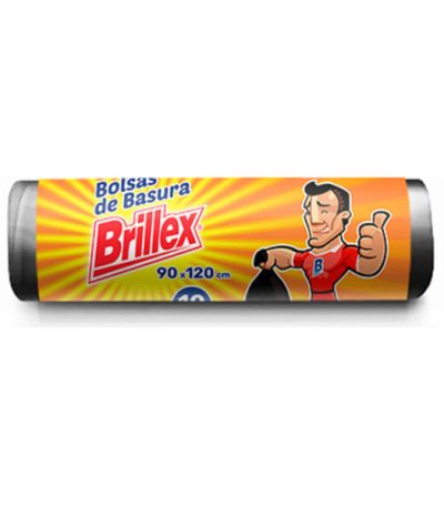 bolsa de basura brillex 50x70 10u